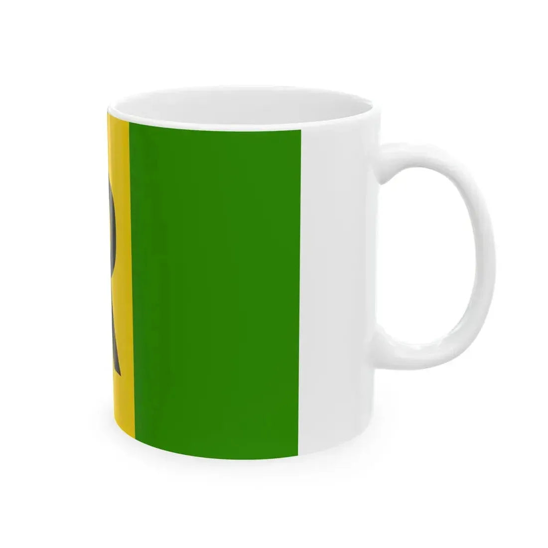 Flag of Rwanda 1961-2001 (Rwanda) White Coffee Mug - Go Mug Yourself
