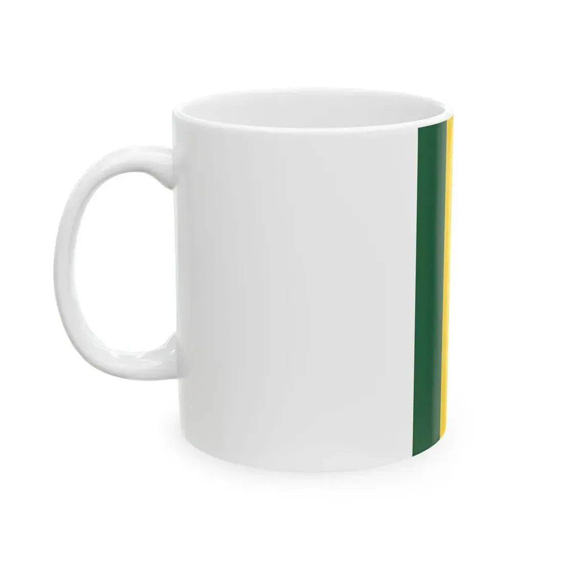 Flag of Rwanda rotated (Rwanda) White Coffee Mug - Go Mug Yourself