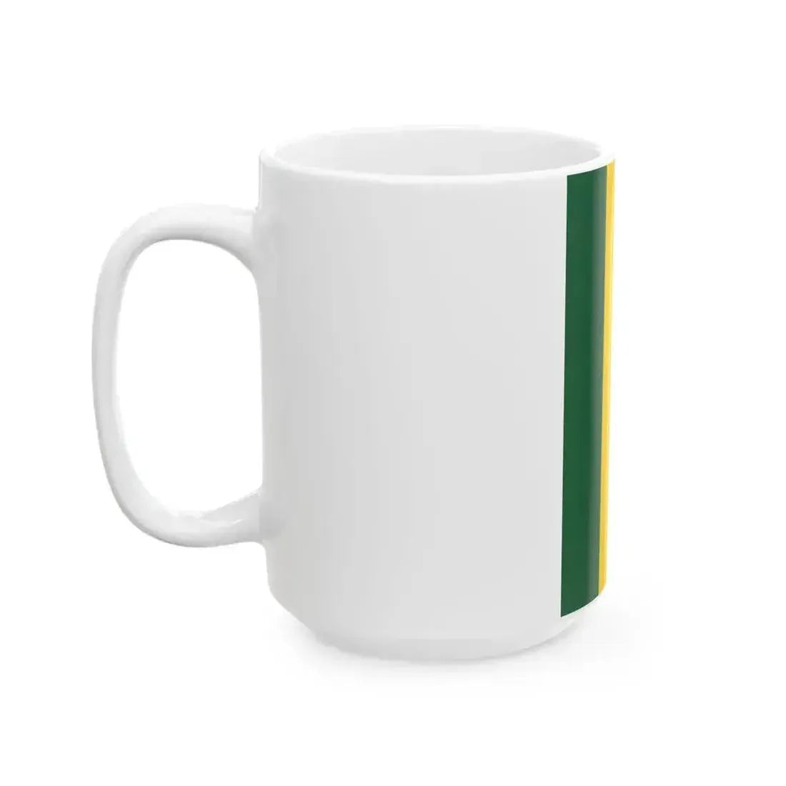 Flag of Rwanda rotated (Rwanda) White Coffee Mug - Go Mug Yourself
