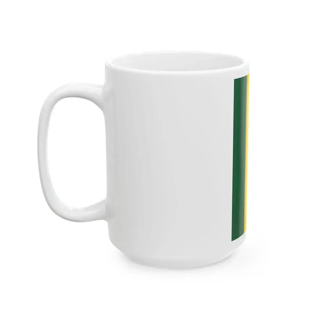 Flag of Rwanda rotated (Rwanda) White Coffee Mug - Go Mug Yourself