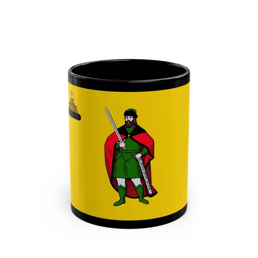 Flag of Ryazan Russia - Black Coffee Mug 11oz - Go Mug Yourself