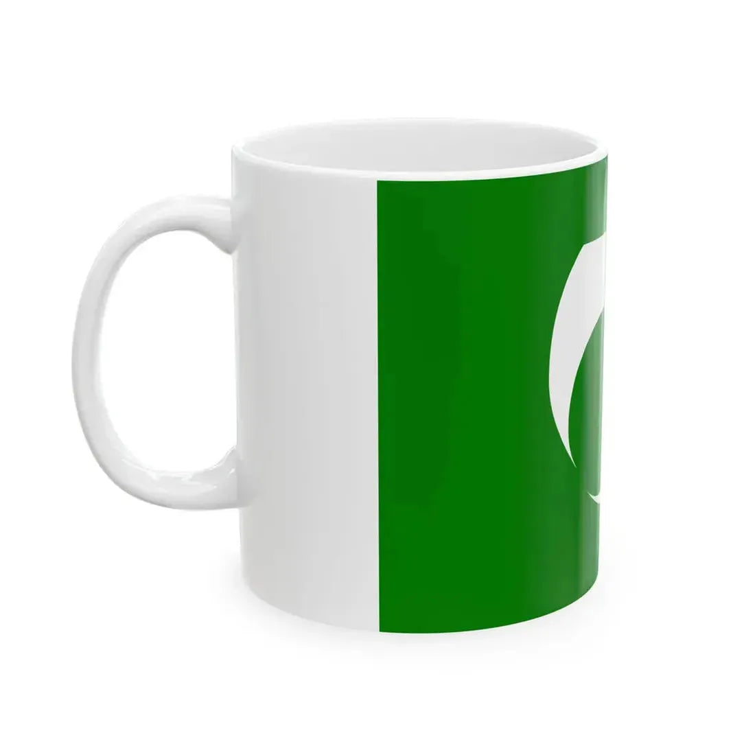 Flag of Ryuhoku Kumamoto 1974-2005 (Japan) White Coffee Mug - Go Mug Yourself
