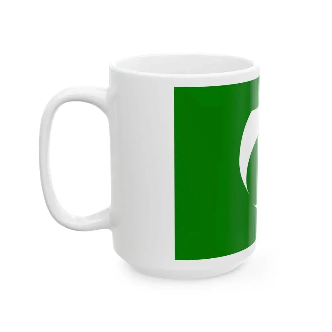 Flag of Ryuhoku Kumamoto 1974-2005 (Japan) White Coffee Mug - Go Mug Yourself