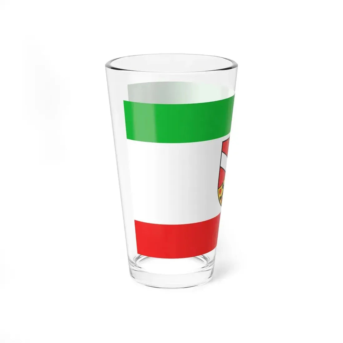 Flag of Saale Holzland Kreis Germany - Pint Glass 16oz - Go Mug Yourself