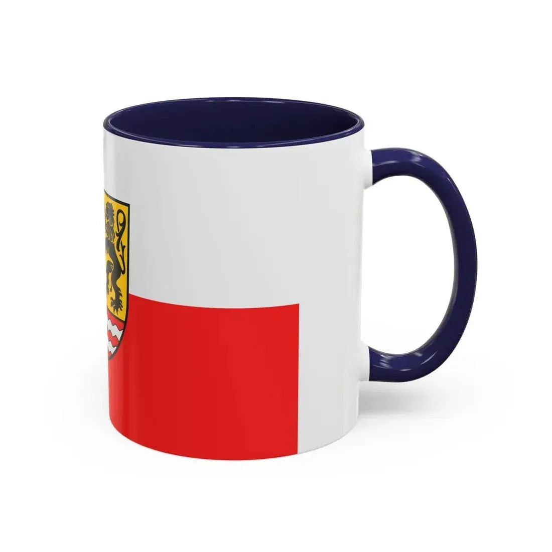 Flag of Saale Orla Kreis Germany - Accent Coffee Mug - Go Mug Yourself