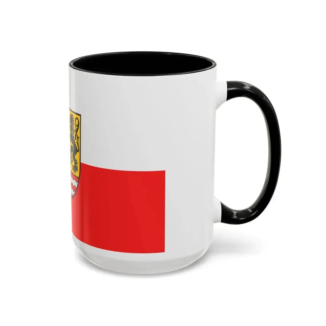 Flag of Saale Orla Kreis Germany - Accent Coffee Mug - Go Mug Yourself