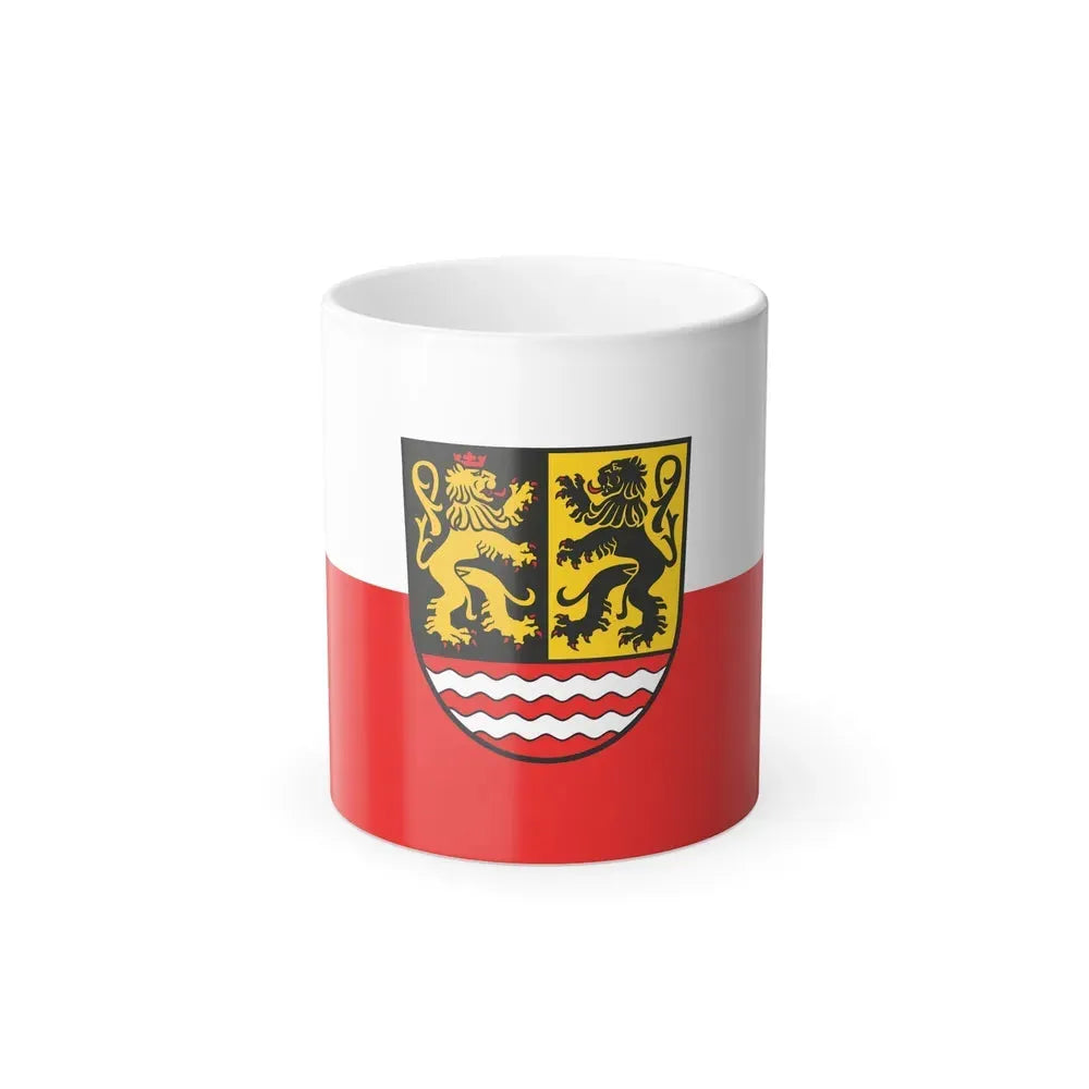 Flag of Saale Orla Kreis Germany - Color Changing Coffee Mug 11oz - Go Mug Yourself