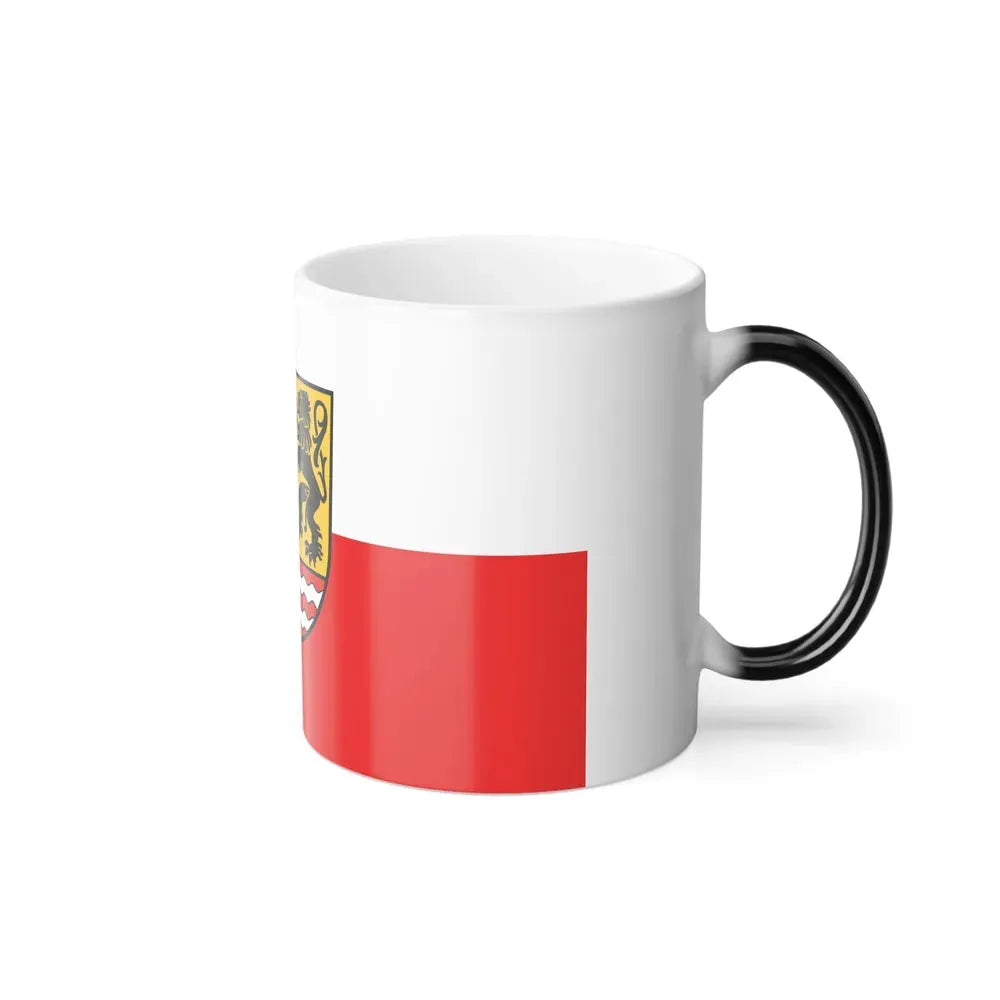 Flag of Saale Orla Kreis Germany - Color Changing Coffee Mug - Go Mug Yourself