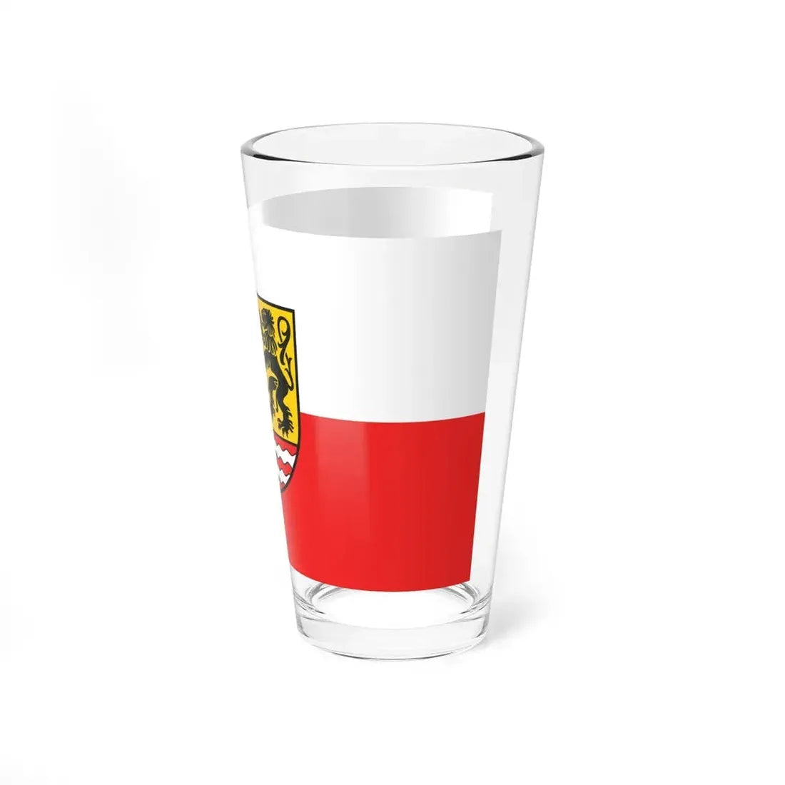 Flag of Saale Orla Kreis Germany - Pint Glass 16oz - Go Mug Yourself