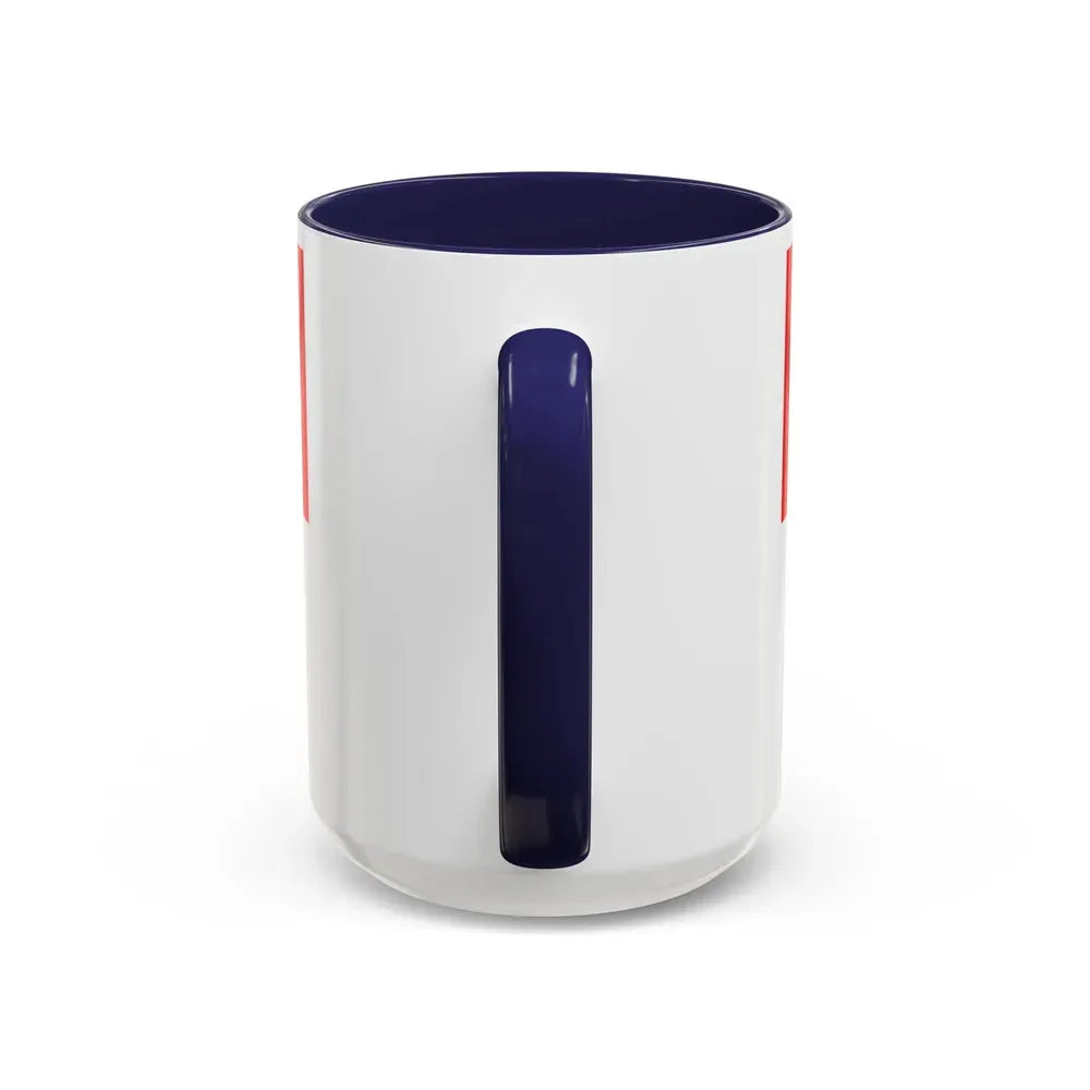 Flag of Saalekreis Germany - Accent Coffee Mug - Go Mug Yourself