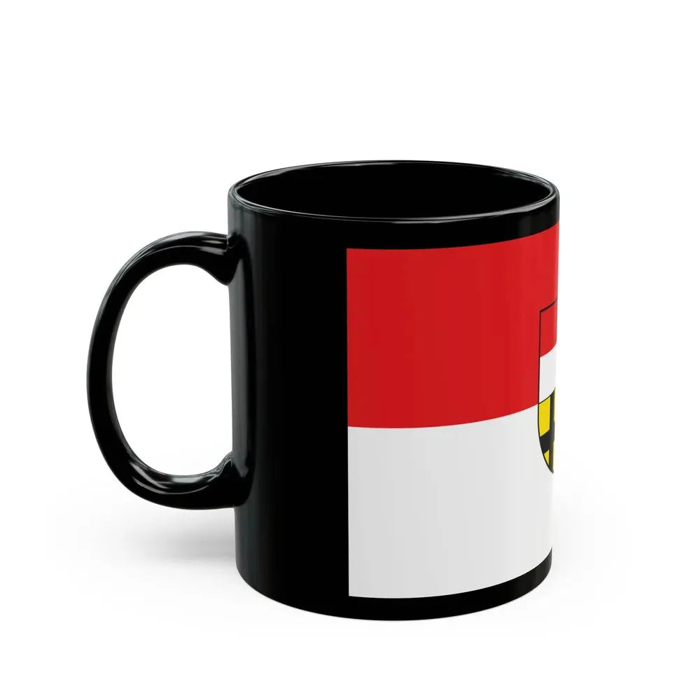 Flag of Saalekreis Germany - Black Coffee Mug - Go Mug Yourself
