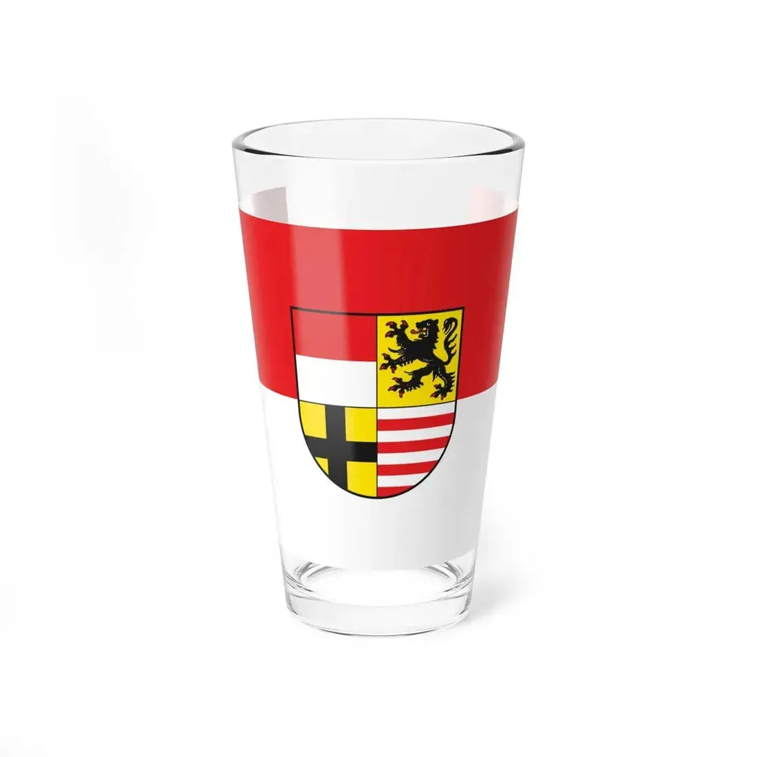 Flag of Saalekreis Germany - Pint Glass 16oz 16oz - Go Mug Yourself
