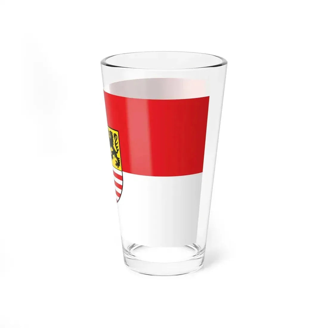 Flag of Saalekreis Germany - Pint Glass 16oz - Go Mug Yourself