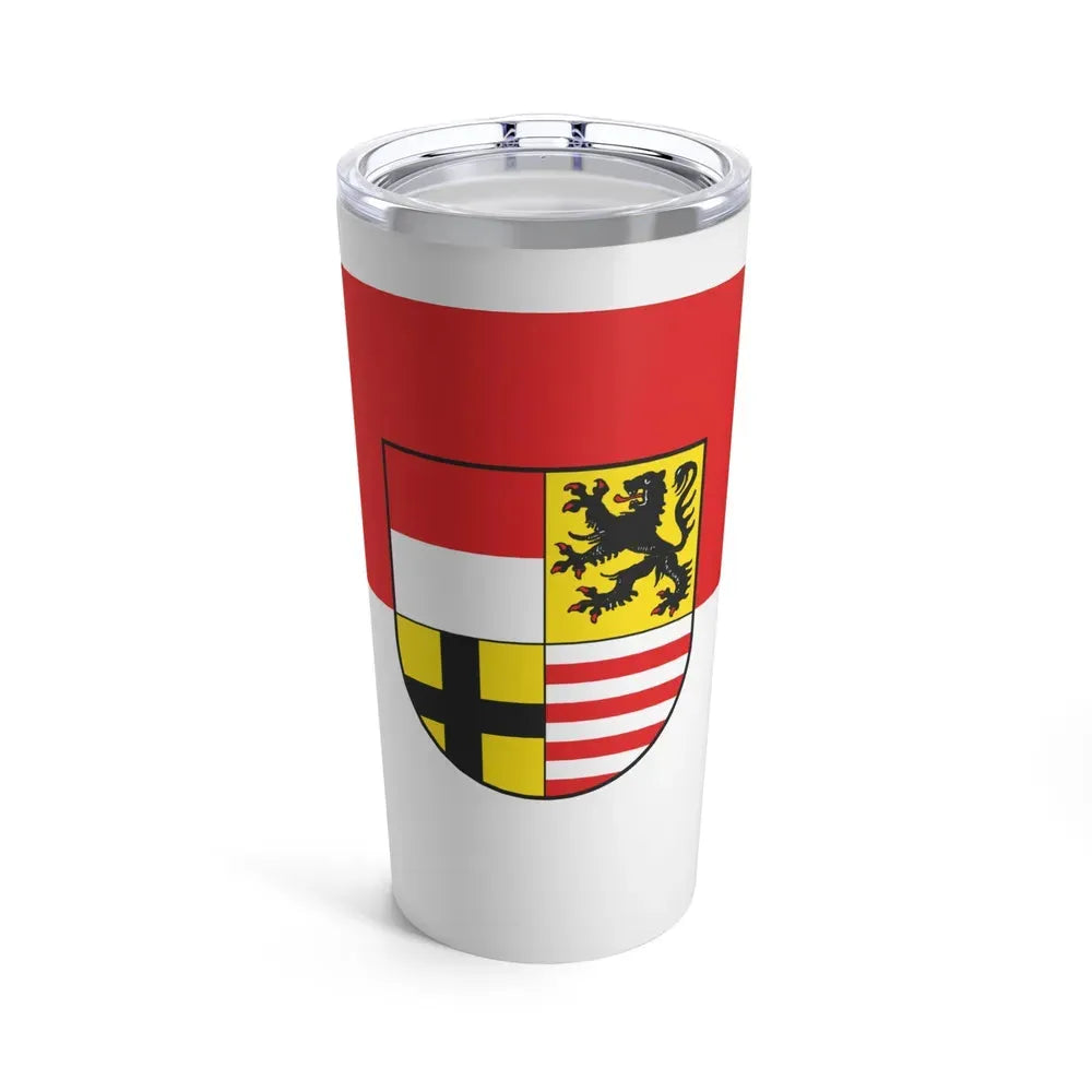 Flag of Saalekreis Germany - Tumbler 20oz 20oz - Go Mug Yourself