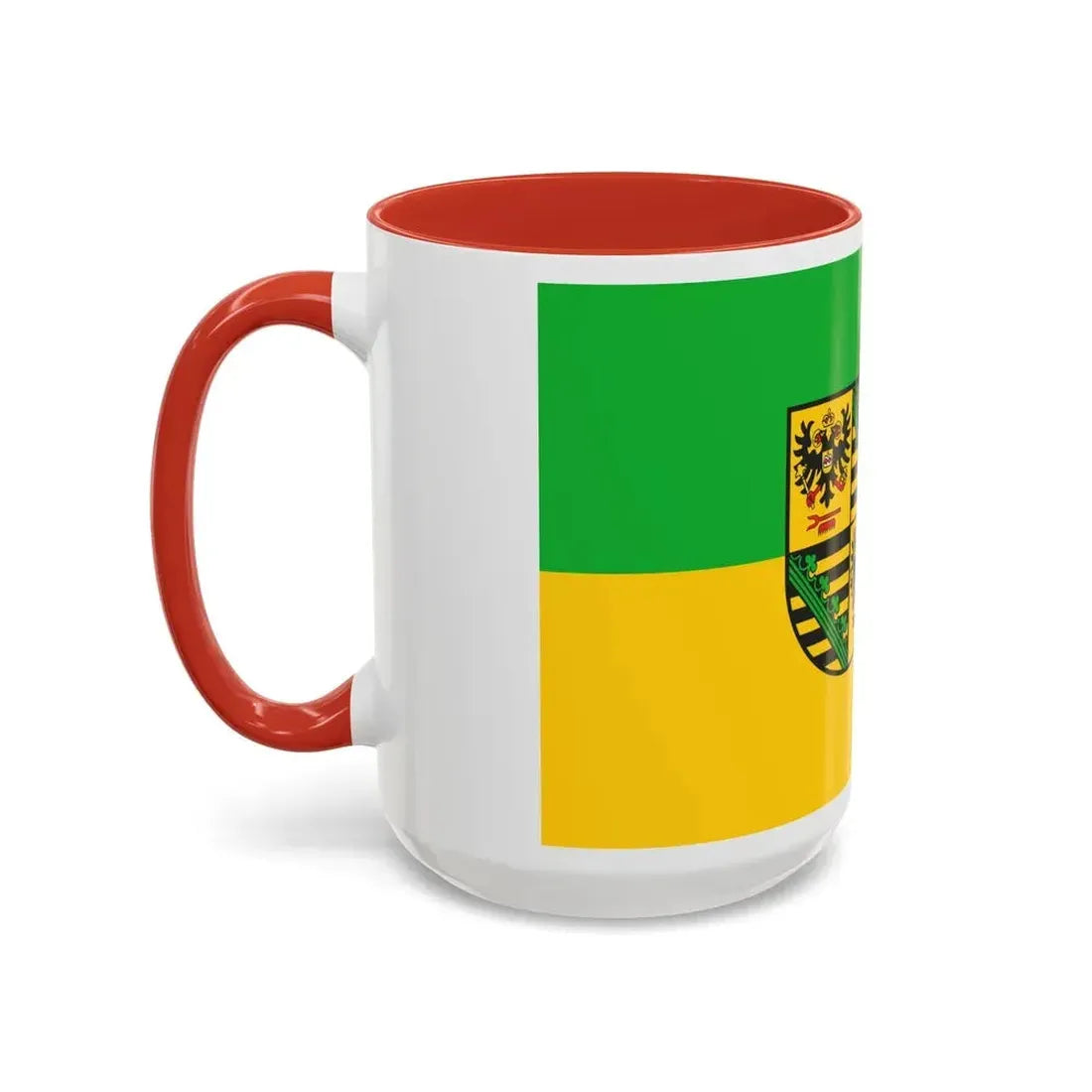 Flag of Saalfeld Rudolstadt Germany - Accent Coffee Mug - Go Mug Yourself