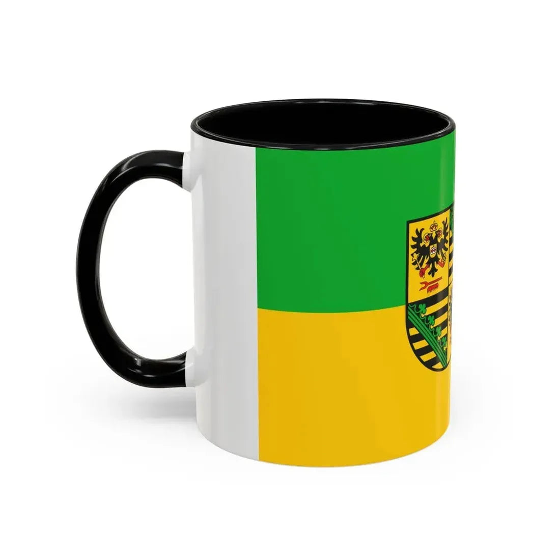 Flag of Saalfeld Rudolstadt Germany - Accent Coffee Mug - Go Mug Yourself