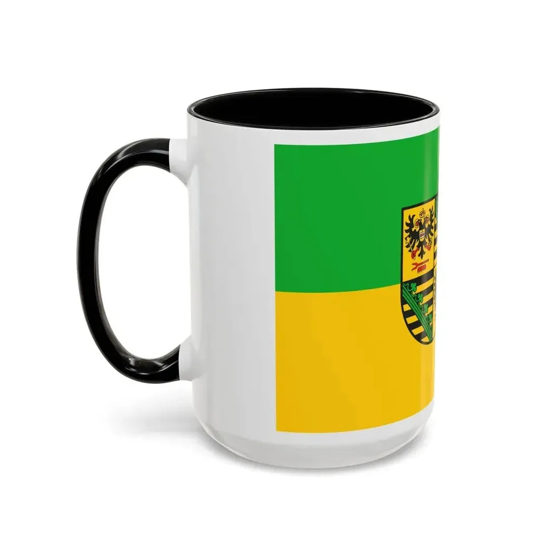 Flag of Saalfeld Rudolstadt Germany - Accent Coffee Mug - Go Mug Yourself