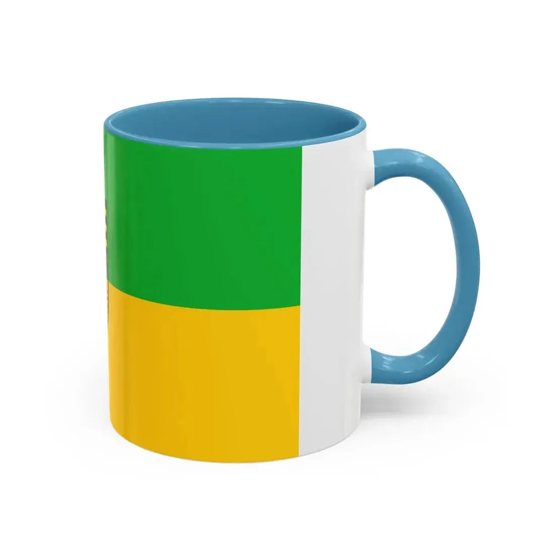 Flag of Saalfeld Rudolstadt Germany - Accent Coffee Mug - Go Mug Yourself