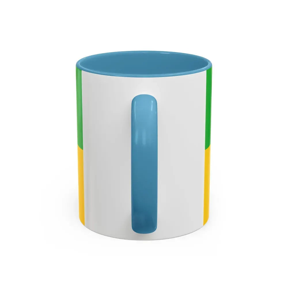 Flag of Saalfeld Rudolstadt Germany - Accent Coffee Mug - Go Mug Yourself
