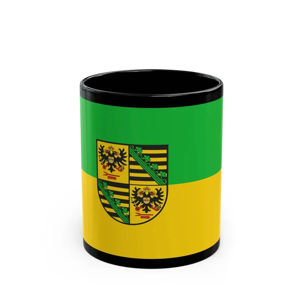 Flag of Saalfeld Rudolstadt Germany - Black Coffee Mug 11oz - Go Mug Yourself