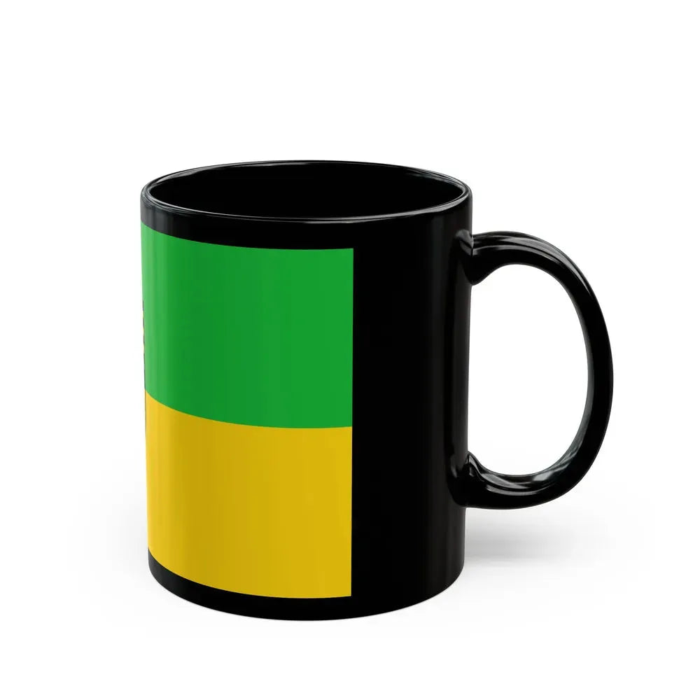 Flag of Saalfeld Rudolstadt Germany - Black Coffee Mug - Go Mug Yourself