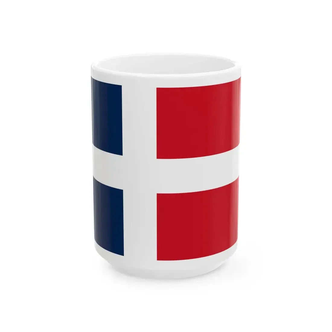 Flag of Saar 1947-1956 (France) White Coffee Mug 15oz - Go Mug Yourself