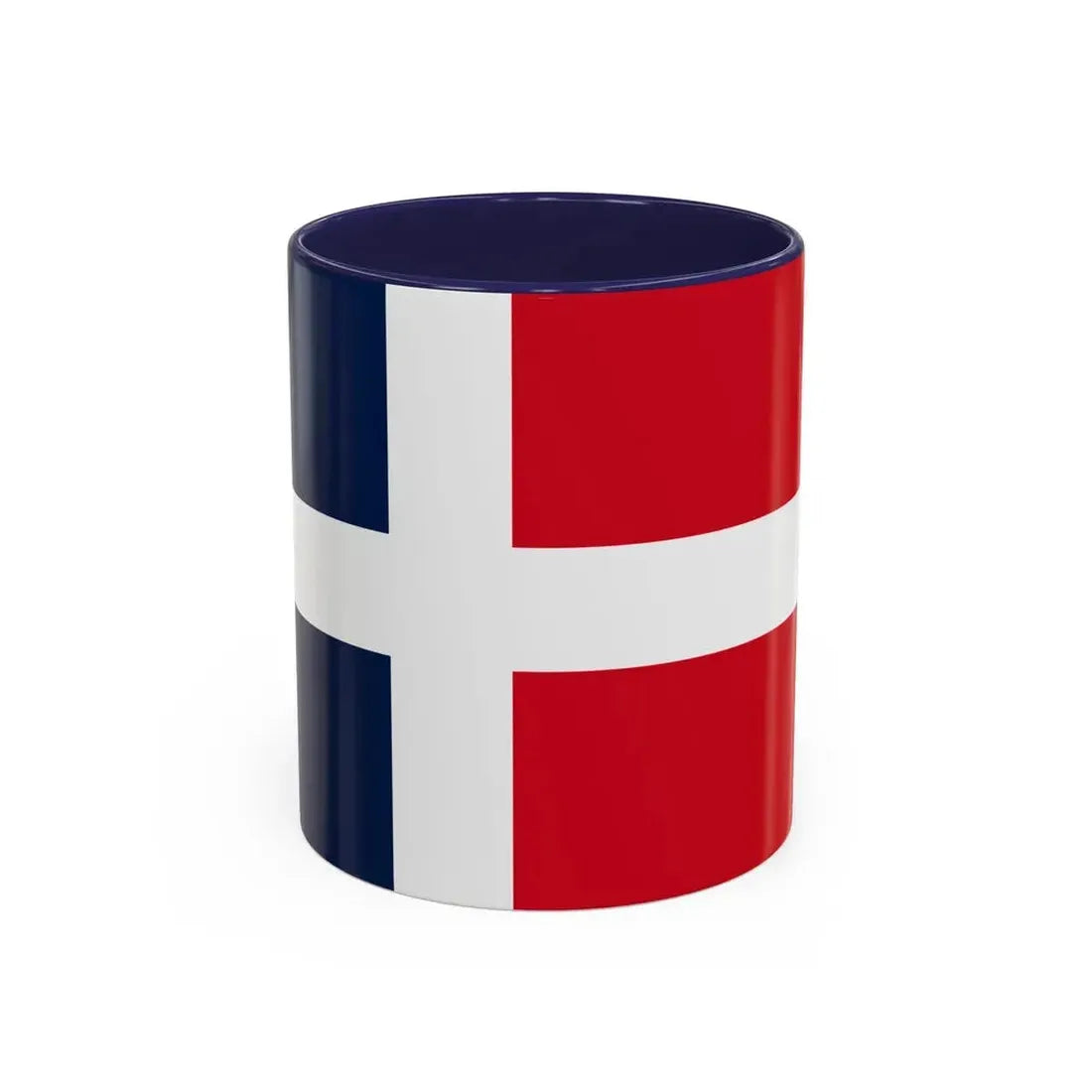 Flag of Saar Protectorate Germany - Accent Coffee Mug 11oz Navy - Go Mug Yourself