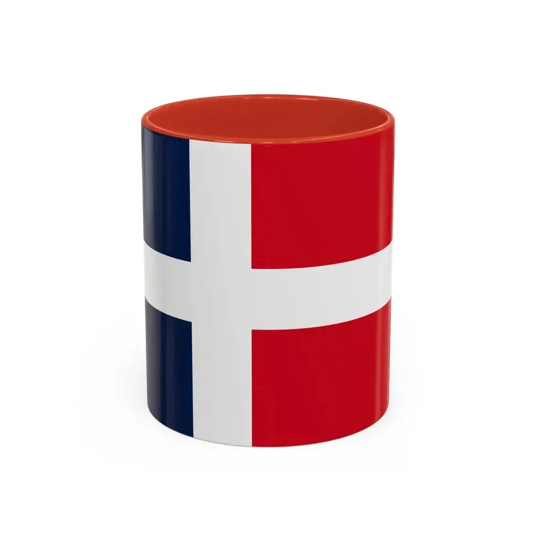 Flag of Saar Protectorate Germany - Accent Coffee Mug 11oz Red - Go Mug Yourself