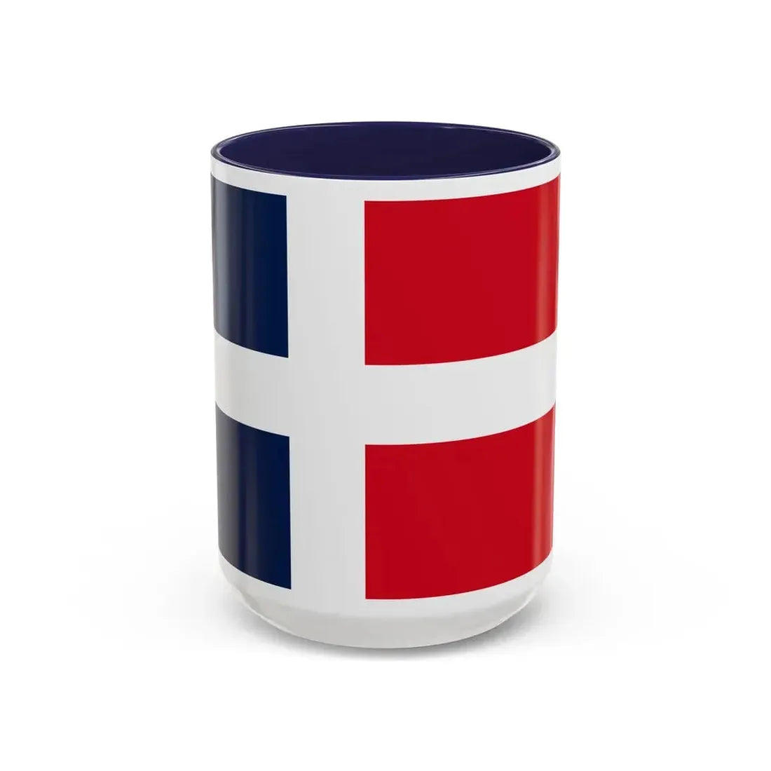 Flag of Saar Protectorate Germany - Accent Coffee Mug 15oz Navy - Go Mug Yourself