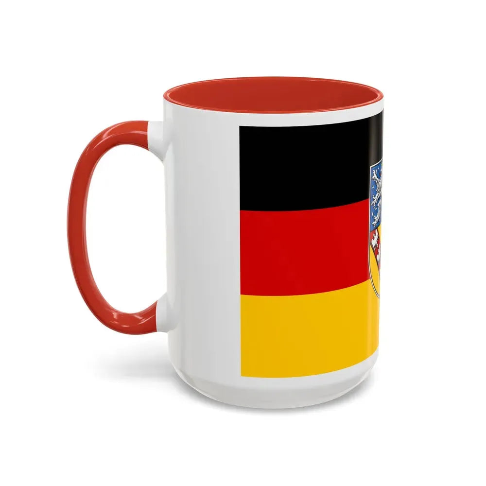 Flag of Saarland Germany - Accent Coffee Mug - Go Mug Yourself