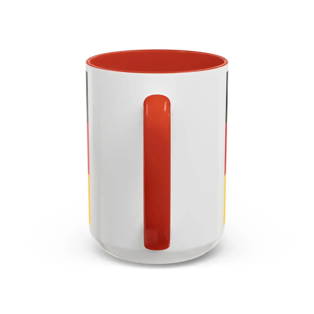 Flag of Saarland Germany - Accent Coffee Mug - Go Mug Yourself