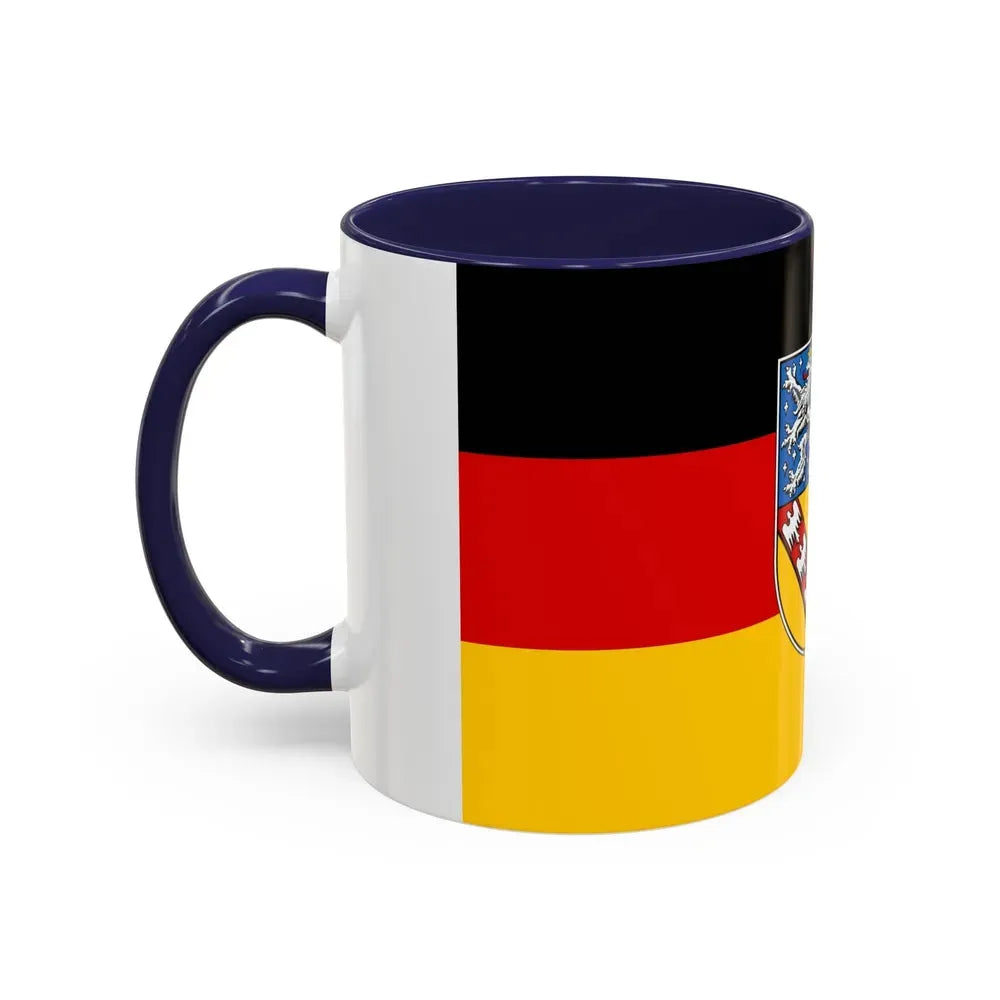 Flag of Saarland Germany - Accent Coffee Mug - Go Mug Yourself