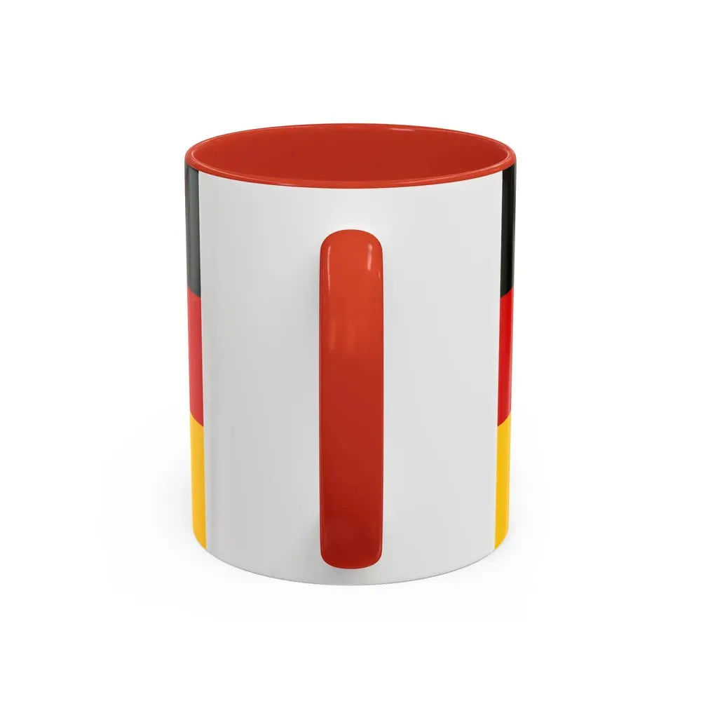 Flag of Saarland Germany - Accent Coffee Mug - Go Mug Yourself
