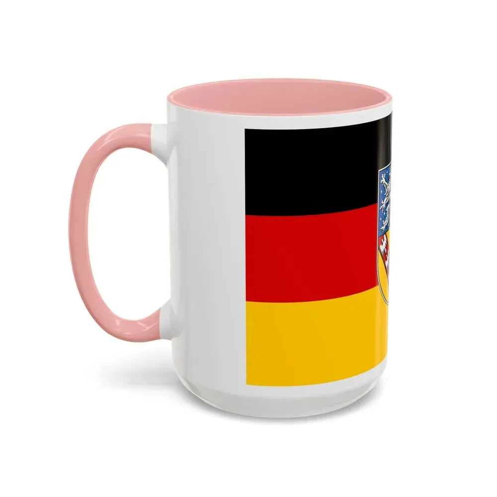Flag of Saarland Germany - Accent Coffee Mug - Go Mug Yourself