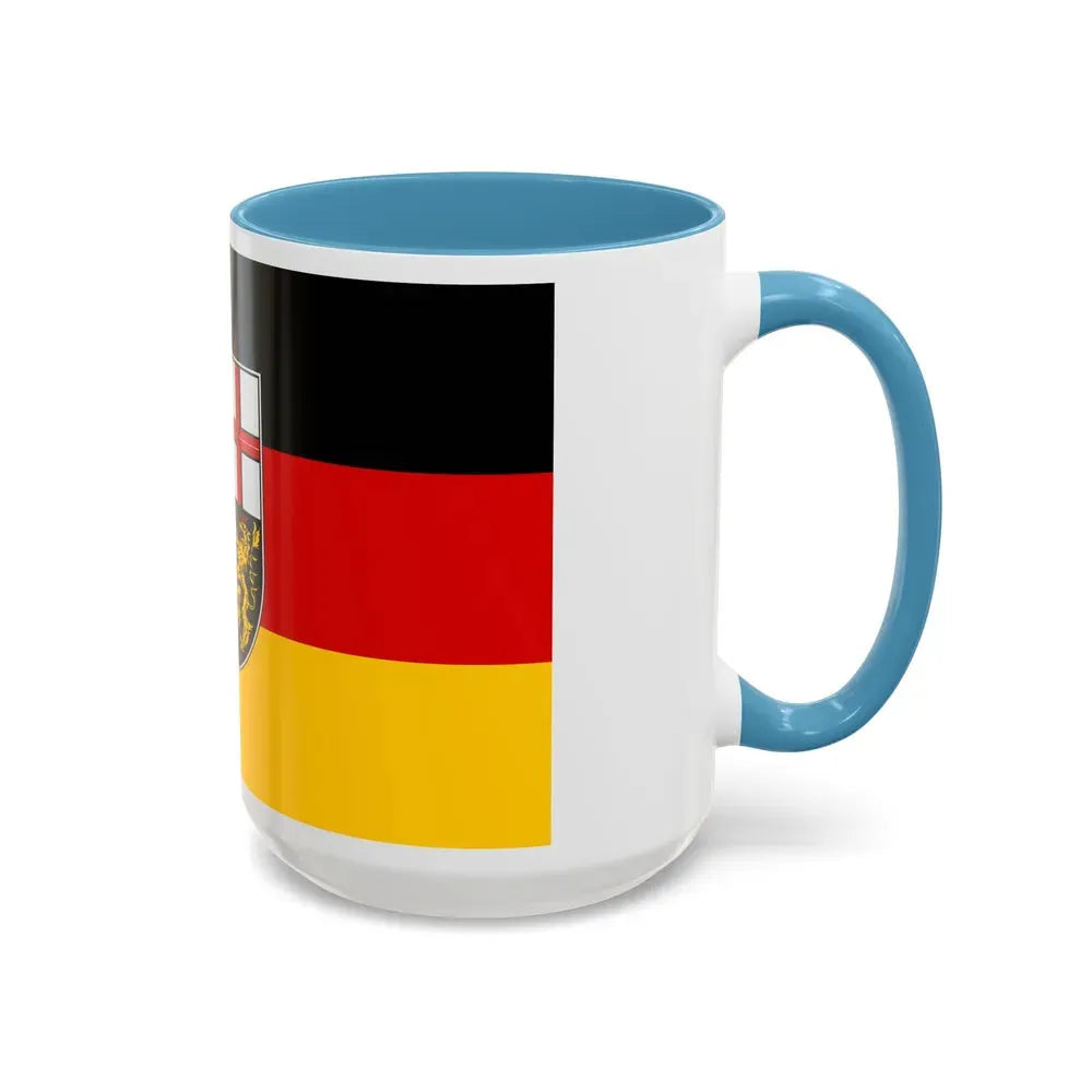 Flag of Saarland Germany - Accent Coffee Mug - Go Mug Yourself