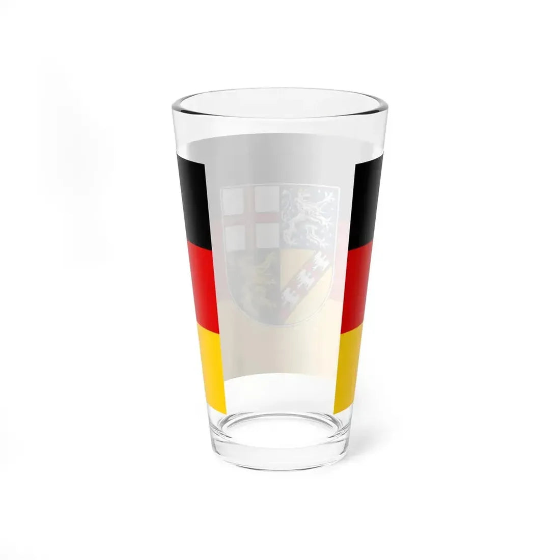 Flag of Saarland Germany - Pint Glass 16oz - Go Mug Yourself