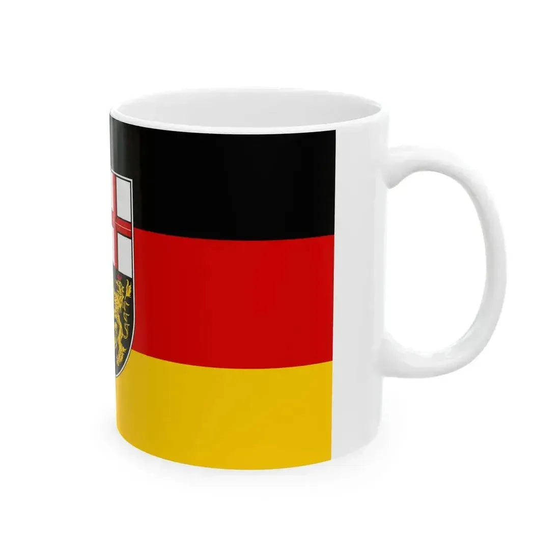 Flag of Saarland (Germany) White Coffee Mug - Go Mug Yourself