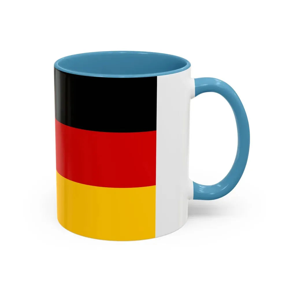 Flag of Saarlouis Germany - Accent Coffee Mug - Go Mug Yourself