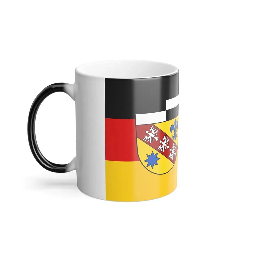 Flag of Saarlouis Germany - Color Changing Coffee Mug - Go Mug Yourself