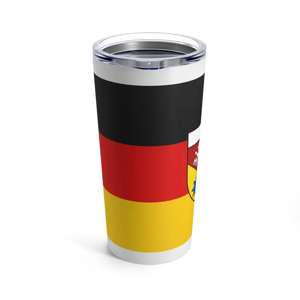 Flag of Saarlouis Germany - Tumbler 20oz - Go Mug Yourself