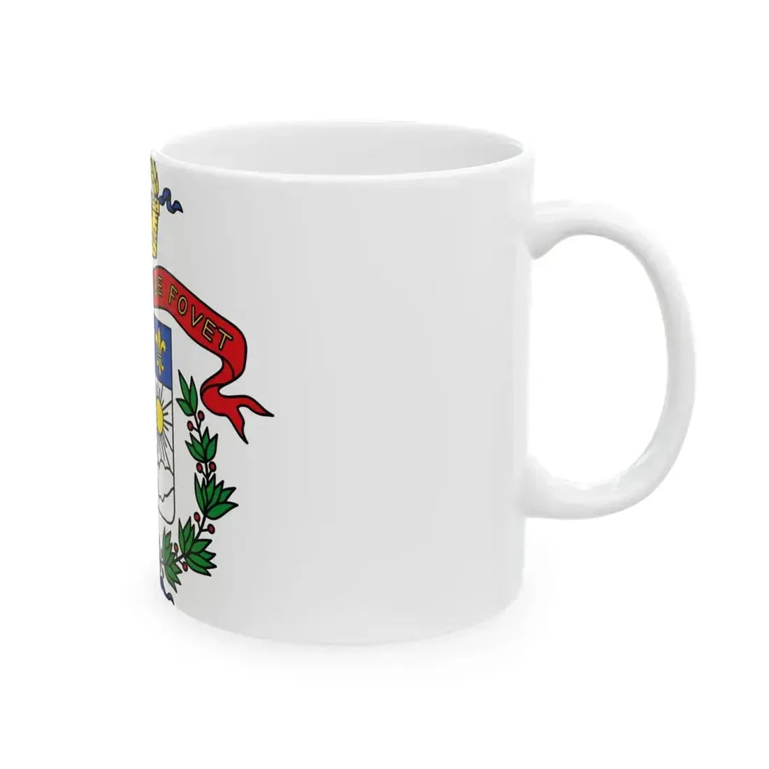 Flag of Saarlouis (Germany) White Coffee Mug - Go Mug Yourself