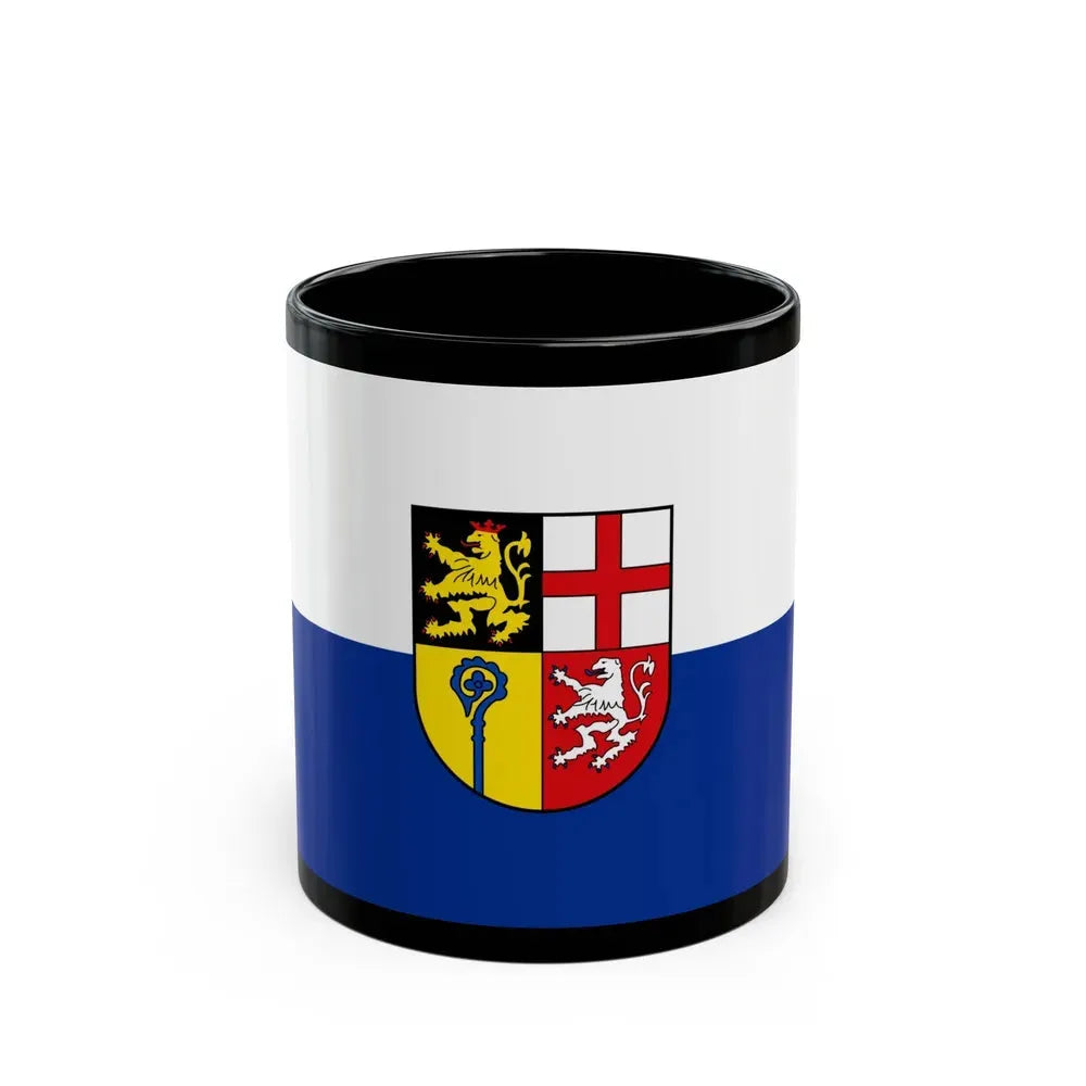 Flag of Saarpfalz Kreis Germany - Black Coffee Mug 11oz - Go Mug Yourself