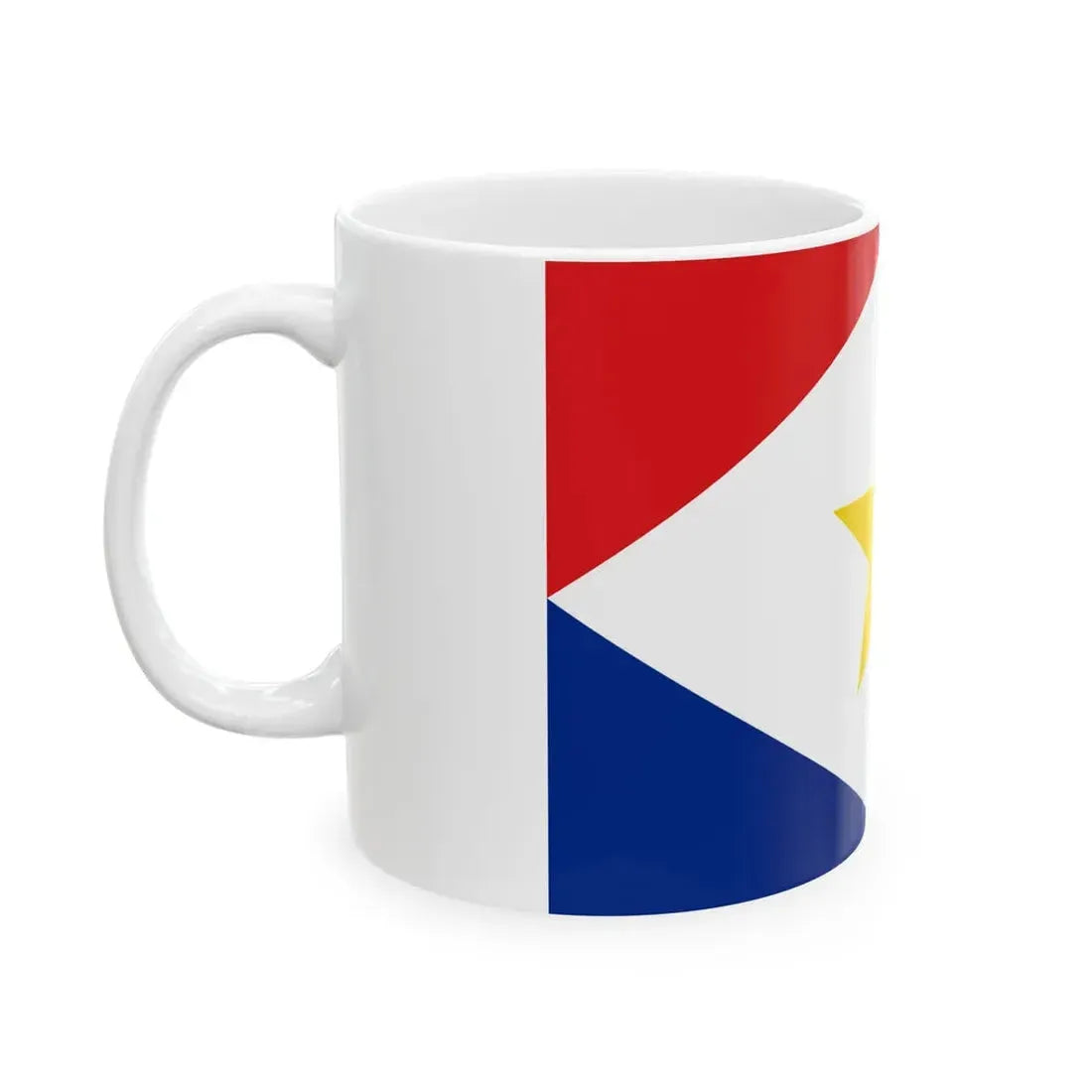Flag of Saba (Netherlands) White Coffee Mug - Go Mug Yourself