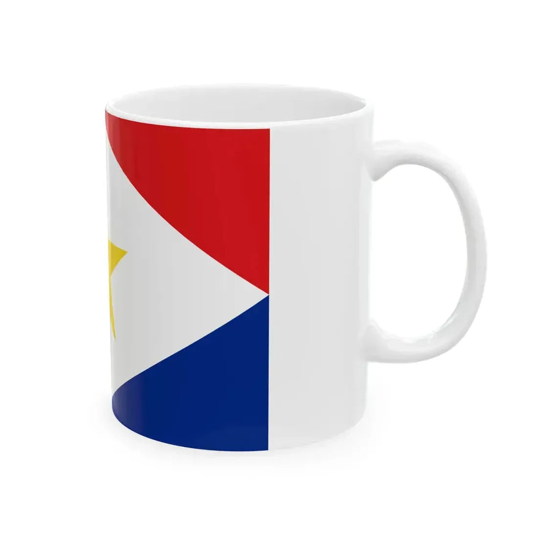 Flag of Saba (Netherlands) White Coffee Mug - Go Mug Yourself