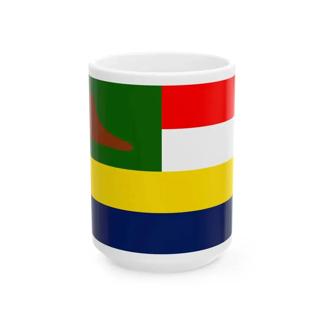 Flag of Sabah 1963-1982 (Malaysia) White Coffee Mug 15oz - Go Mug Yourself