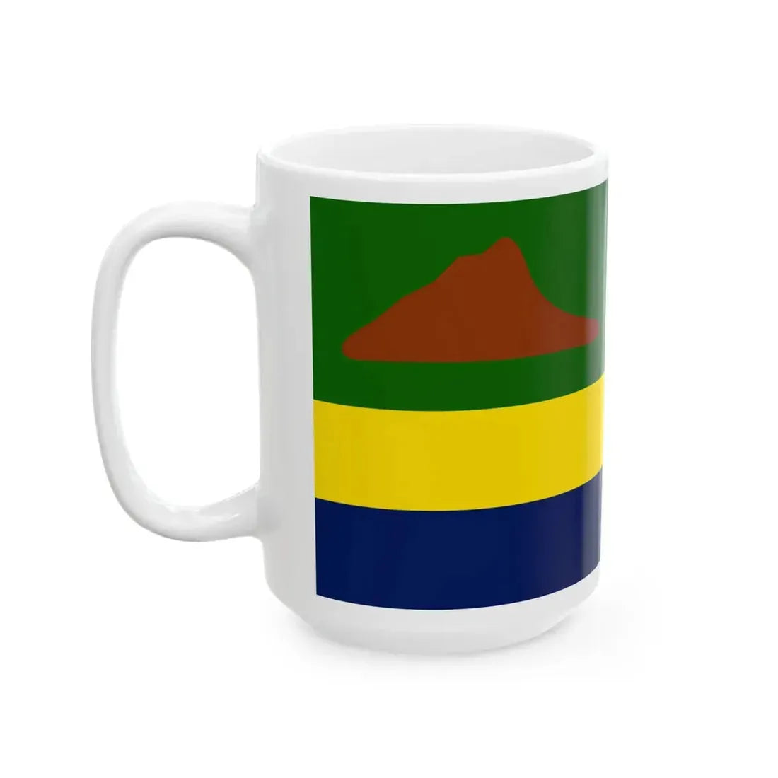 Flag of Sabah 1963-1982 (Malaysia) White Coffee Mug - Go Mug Yourself