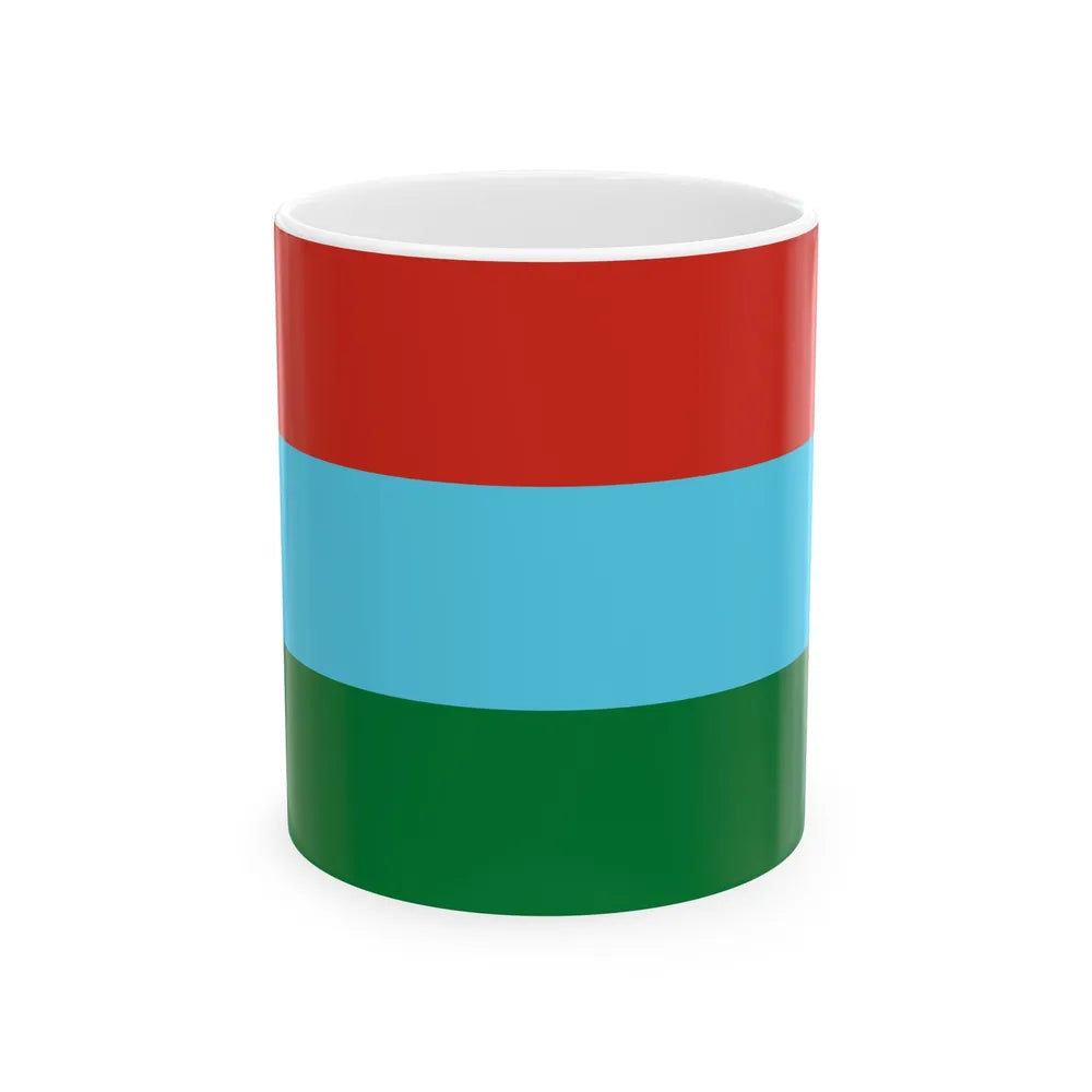 Flag of Sacabamba Bolivia (Bolivia) White Coffee Mug 11oz - Go Mug Yourself
