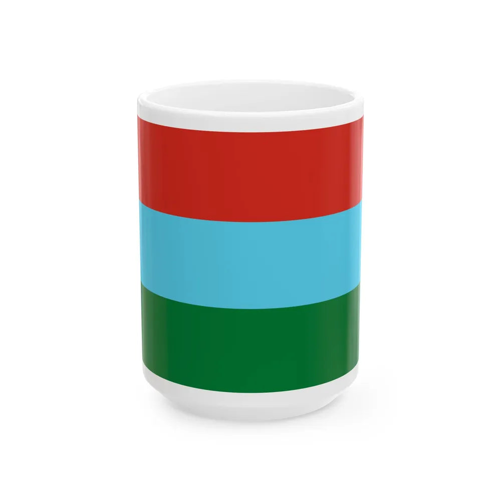 Flag of Sacabamba Bolivia (Bolivia) White Coffee Mug 15oz - Go Mug Yourself