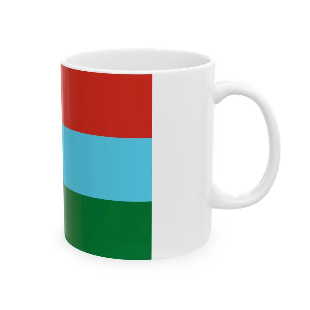 Flag of Sacabamba Bolivia (Bolivia) White Coffee Mug - Go Mug Yourself