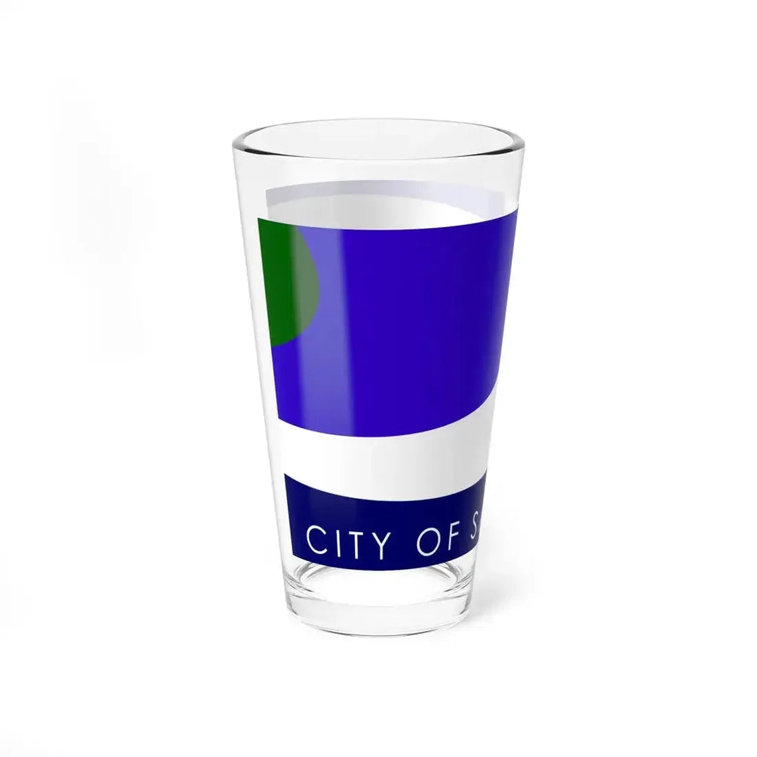 Flag of Sacramento, California - Pint Glass 16oz - Go Mug Yourself